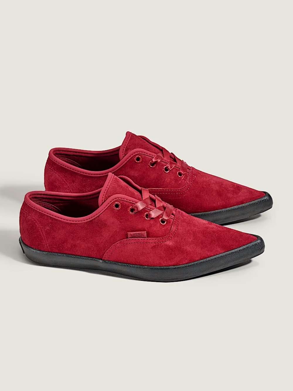 RARE Vans Limited Edition Authentic Point Shoe in Burgundy